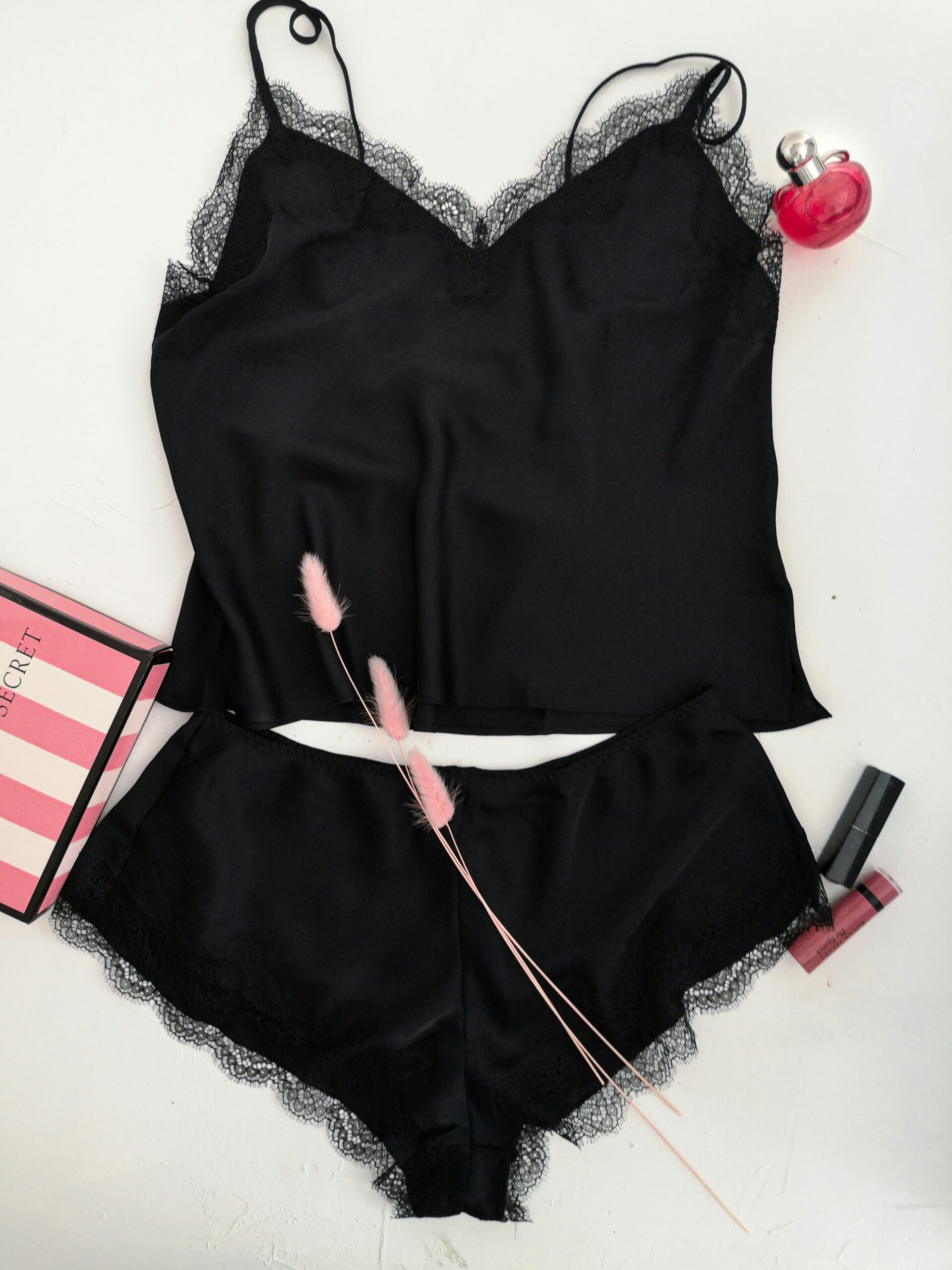 Black and white spaghetti strap dress